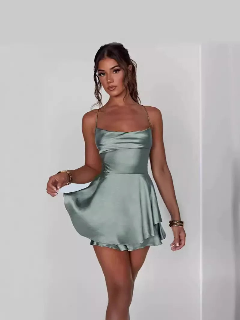 New Sexy Slim Fit and Slim Off Back Solid Color
